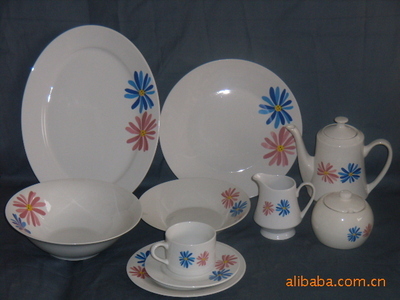 【供應(yīng)各種日用陶瓷盤子,色拉碗,瓷餐具等】價(jià)格,廠家,圖片,碗、碟、盤,臨沂君達(dá)瓷業(yè)-
